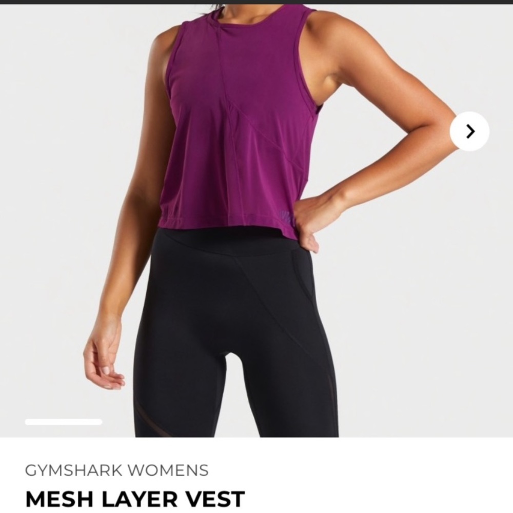 Gymshark mesh tank top